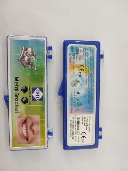 6-6 IMD Dental Metal Bracket Orthodontic Roth/MBT Brackets with Buccal tubes - Image 2