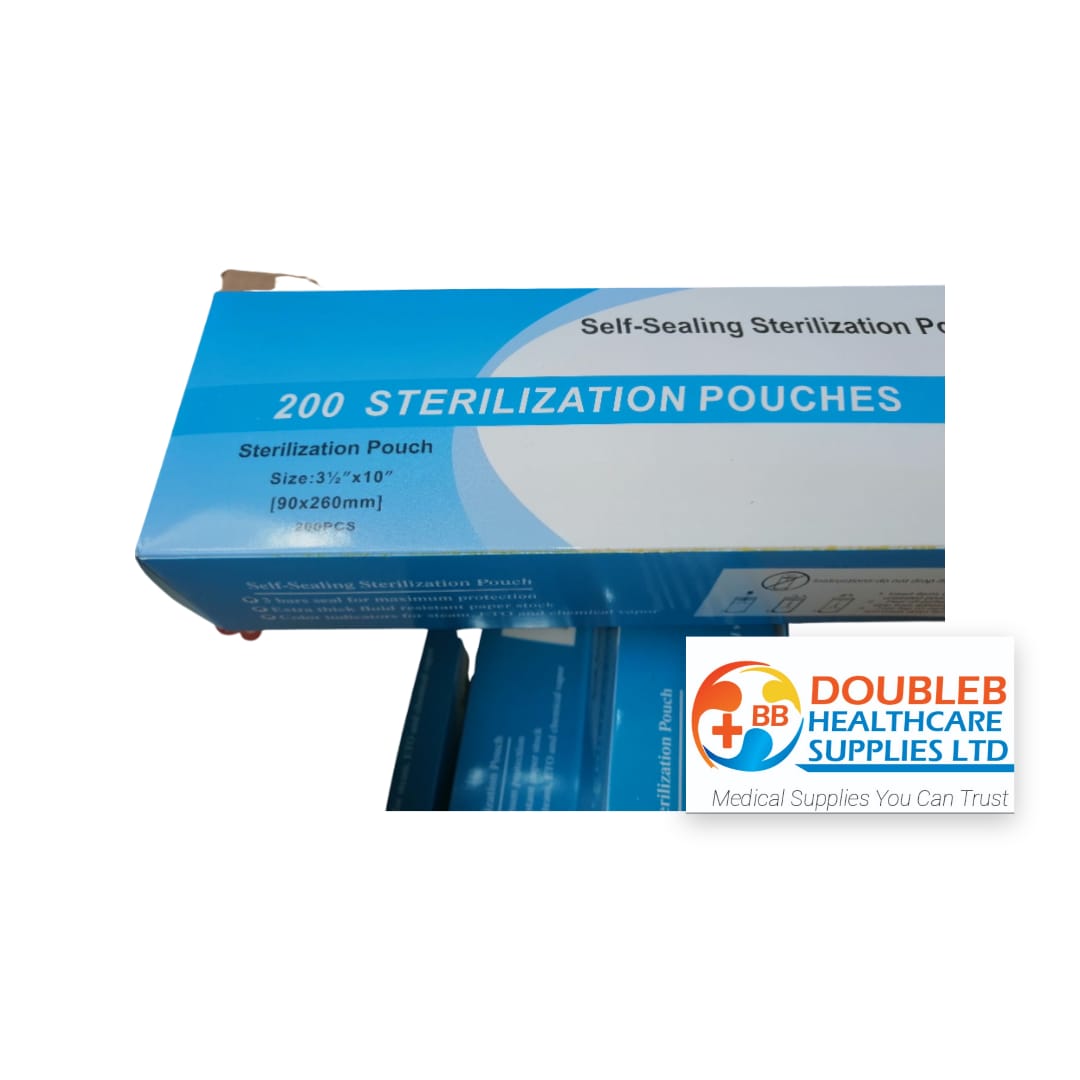 1000 Self-Sealing Sterilization Pouches 2-1/4" X 4" – Color Changing Indicator, Free Shipping